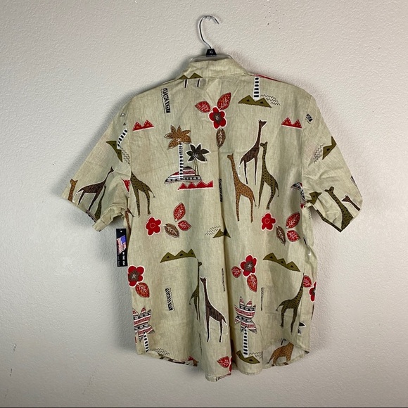 Tapestry Vintage Animal Button Up Shirt 14/16 - Picture 3 of 5